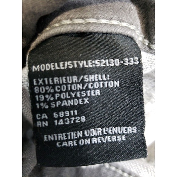 Women’s Unbranded Gray Pullon Stretch Pants sz 12 cotton blend - Picture 6 of 7